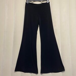 Vintage Janine Women’s Pants Size 12 Flared Leg Bell Bottoms Black